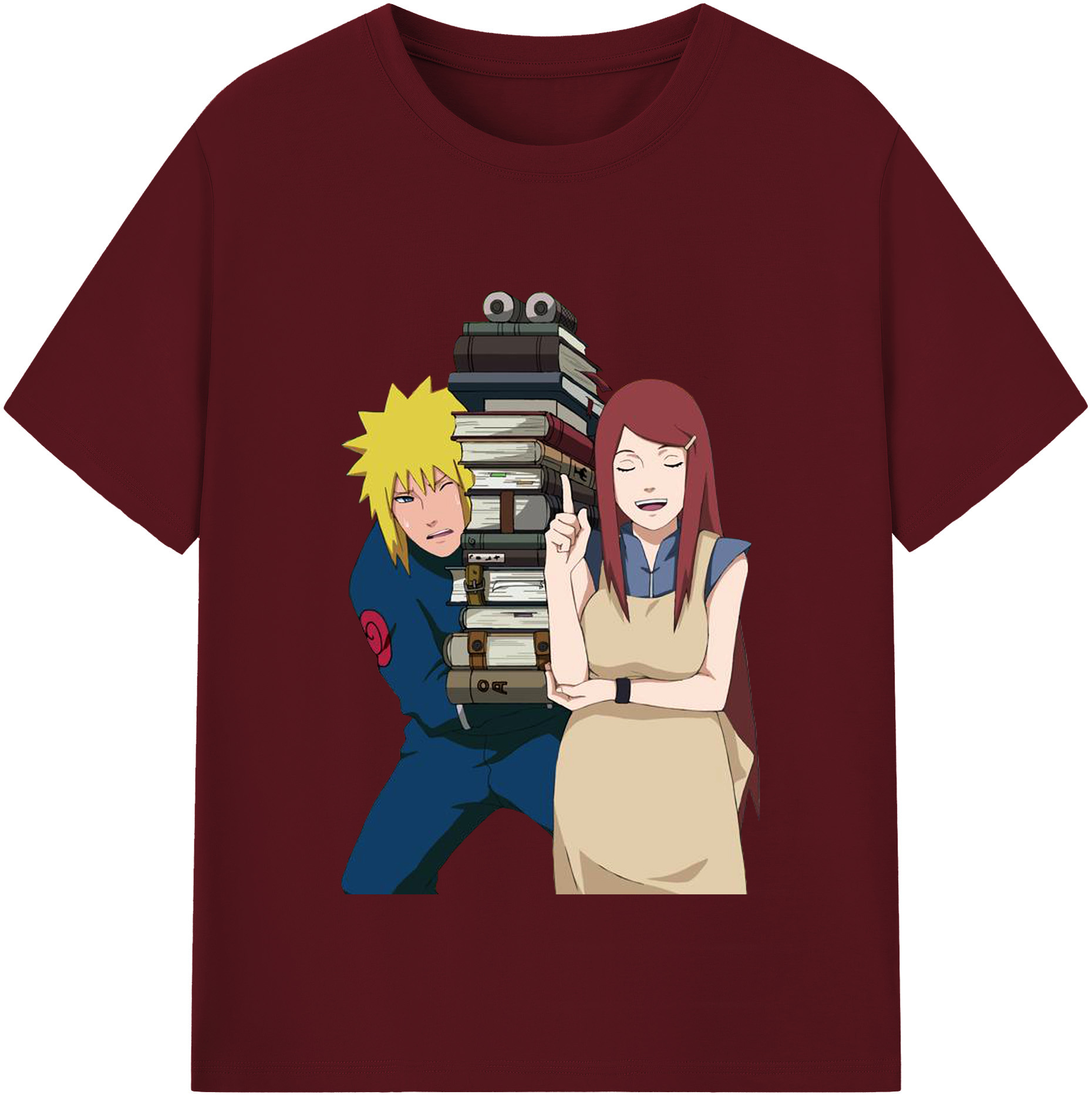 （画像用） NARUTO -ナルト- 波風 ミナト Namikaze Minato 綿100％半袖Tシャツ（フロントプリント）
